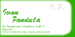 ivan pandula business card